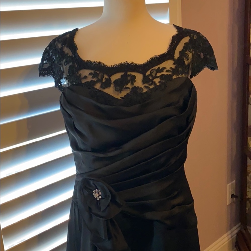 Black formal dress